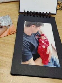 Album For Sticking Photos Memories Black Sheets - 40 tờ - Xem 3