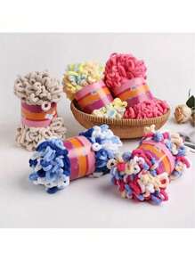 1 件 8 米柔软纱线，适用于手工 DIY 编织娃娃、包、毛衣、毛毯等，每件 100 克 - 彩色 - 查看 8