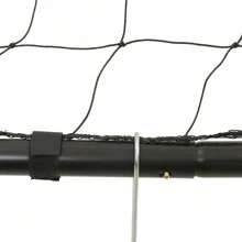 SONGMICS Quick Set Up Football Goal For Garden, Park, Beach, Iron Tubes And Polyethylene Net - Black - View 3