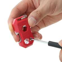 Hyper Tough Multifunction Magnetizer / Demagnetizer Tool With Ceramic Magnet, Hand Tool, Screwdriver Accessory, Workshop Supplies, Easy Use, New Year DIY Tool, Holiday Workshop Essentials - Đỏ - Xem 3
