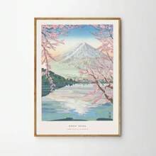 1pc Japanese Print Hasui Kawase Poster Art Abstract Painting Retro Decorative Painting Canvas Printing Frameless Painting For Home