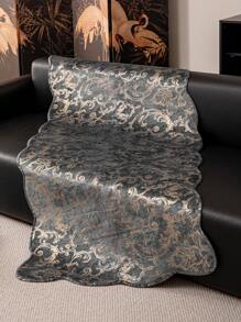 1pc Premium Luxurious Gold Floral Pattern Sofa Slipcover, Non-Slip Home Decor Sofa Cushion Cover, Suitable For Home, Bedroom, Living Room, Office Gifts Birthday Graduation Sofa Cover Couch Cover Sofa Covers Room Decor Living Room Decor