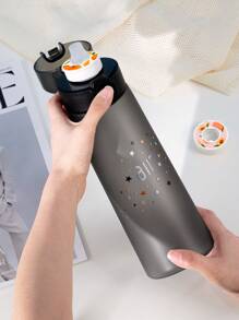 1pc Star Print Sports Water Bottle With 1pc Random Round Flavor Pod, Fruit Drink Flavor Pod, Outdoor Sports Creative Water Cup, Suitable For Fitness And Outdoor Sports, Fashionable Drinking Water Bottle, Birthday Gift - (Flavor Pods Only Improve The Sense Of Smell, Not Change The Taste) Does Not Change The Taste Of The Water, Just Makes It Smell Good - Multicolor - View 11