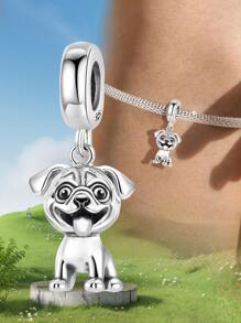 1 件圣诞大象、小狗、猫、动物、树懒系列珠子吊坠饰品吊坠球适用于手链 DIY 女士珠宝