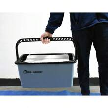 ROLLING 18 Inch Large Paint Roller Set - 7PC Paint Roller Bucket Set Include Microfiber 18 Inch Paint Roller Sleeves Pack Of 4 Paint Roller Frame Paint Scuttle Paint Tray - 18InchPaintRollerSet1 - View 4