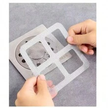 50个吸盘式排水过滤器，重型硅胶方形淋浴排水盖，防止堵塞，毛发收集过滤器，适用于浴缸和厨房，浴室配件，秋季浴室装饰，返校季装饰 - 灰色 - 查看 3