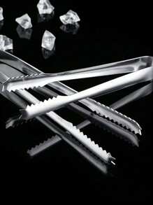 1pc/3pcs Stainless Steel Ice Tongs Non-Slip Food Clamp Durable & Rust-Resistant Kitchen Essential - Perfect For Buffets, Weddings, BBQs & More - Versatile Ice, Candy & Ice Cream Serving Tool Set, For Outdoor, Camping, Gift For Father