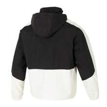 New Balance 男女通用户外防风休闲跑步训练连帽运动夹克 AMJ51323-CIO