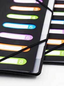 1pc PP File Folder, Student Document Classification Album, A4 File Folder Wholesale Archiving Folder - A4 - View 4