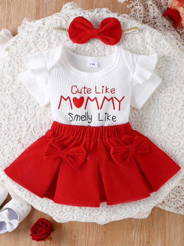 Newborn Baby Sets - 紅色 - 查看 4