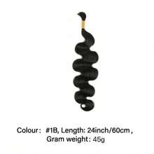 Body Wave Bulk Hair Extensions For Braiding Brazilian Remy Human Hair Braiding No Weft 2 Bundles/Pack 100g For Boho Knotless Braids Wholesale Hair Human Hair Bulk No Weft Natural Black - Natural Black - View 8