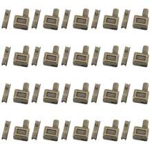 20pcs Premium Metal Zipper Sliders In Golden, Silvery, Bronze & Black - Smooth For DIY Clothing And Luggage Repair