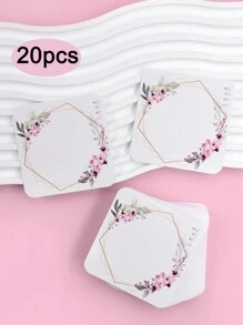 20张 6.5x6.5厘米 指甲包装纸板 圆角展示卡 手工指甲包装纸板 美甲摄影道具 美甲沙龙包装卡 - 彩色 - 查看 9