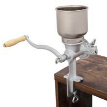 Hand Crank Grinder For Home Use - Manual Coffee Bean Grinder, Multi-Grain Mill For Corn And Peanuts, Home Use Hand Cranking Operation Grain Grinder Silver, - Silver - View 5