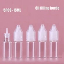 5件套長陶器diy擠泥繪畫瓶隨機顏色擠壓顏料瓶顏料包裝瓶 - 彩色 - 查看 14