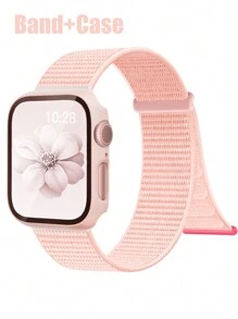 Jasnoróżowy pasek + różowe etui