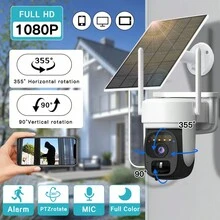 White -1PCS/2PCS/3PCS/4PCS-2.4G WIFI 1080p Wireless Outdoor High-Definition Monitoring Camera, 360 ° Panoramic Night Vision Full-Color And Automatic Human Tracking, Two-Way Audio, Easy To Operate, Easy To Use, Pet Camera Internal And Mobile Application, Suitable For Pet/Home Monitoring. - Trắng-4 chiếc - Xem 4