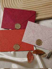 20pcs/10pcs/5pcs Envelopes, Office Envelopes, Wedding Invitation Cards, Western Business Invitation, Envelope Cards, Premium Linen Envelopes, Gift Cards, Woodgrain Envelopes, Wax Seal, Stationery, VIP Invitations