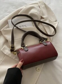New Simple Korean Style Retro Shoulder Crossbody Pillow Shape Small Bag, Niche Design Women Handbag - Red - View 8