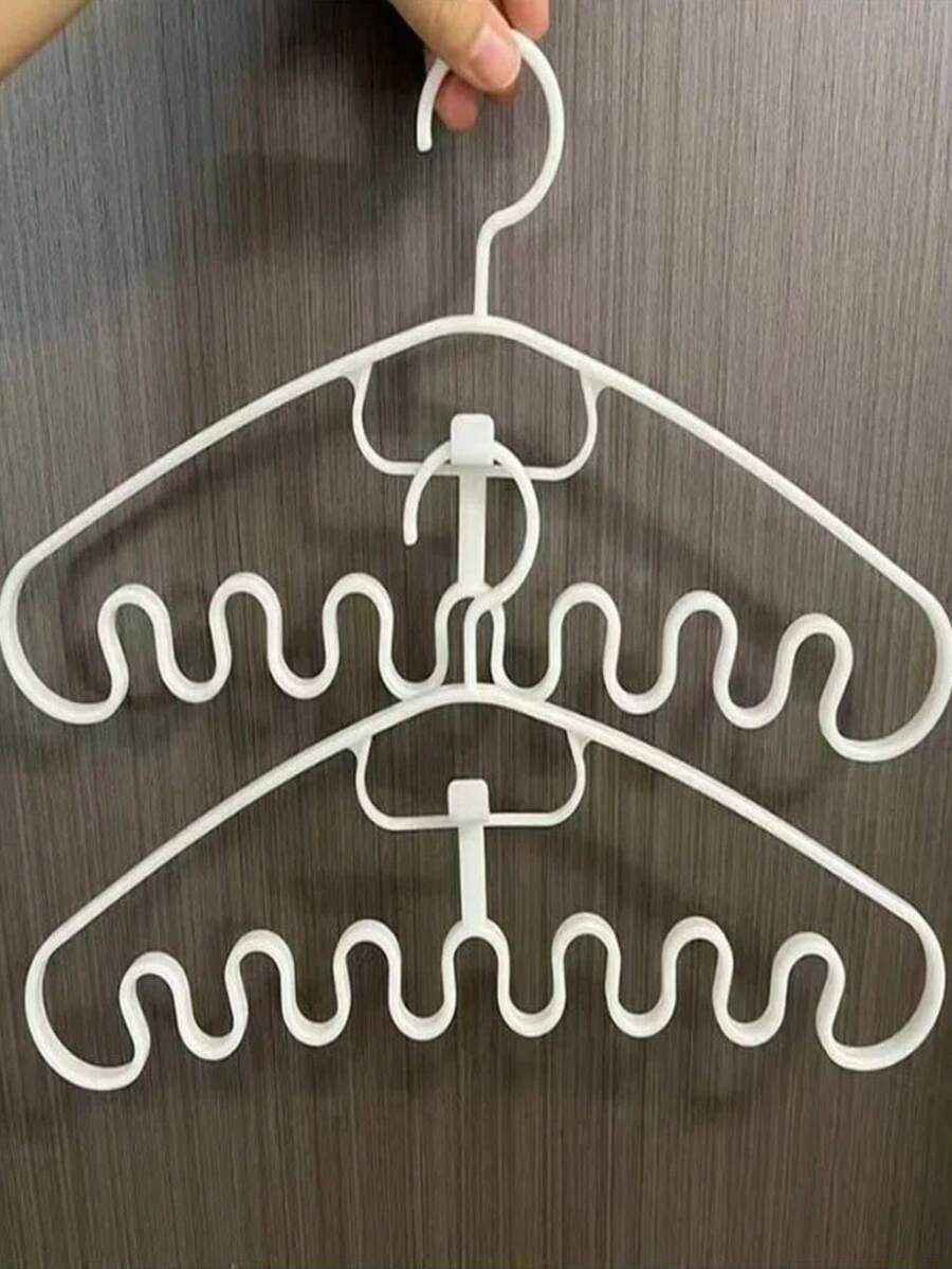 1件/3件/5件/10件吊带波浪衣架内衣收纳架晒衣架学生简易宿舍神器衣服晾晒架衣服支架