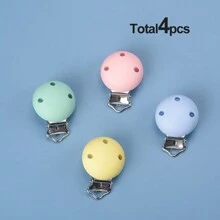Juego de 4/6/11 pinzas de silicona de colores vibrantes - Diseño redondo de tres orificios para manualidades de joyería DIY - Accesorios perfectos para proyectos de artesanía creativa, incluidos colores surtidos - Clip de silicona de tres agujeros - Ver 7