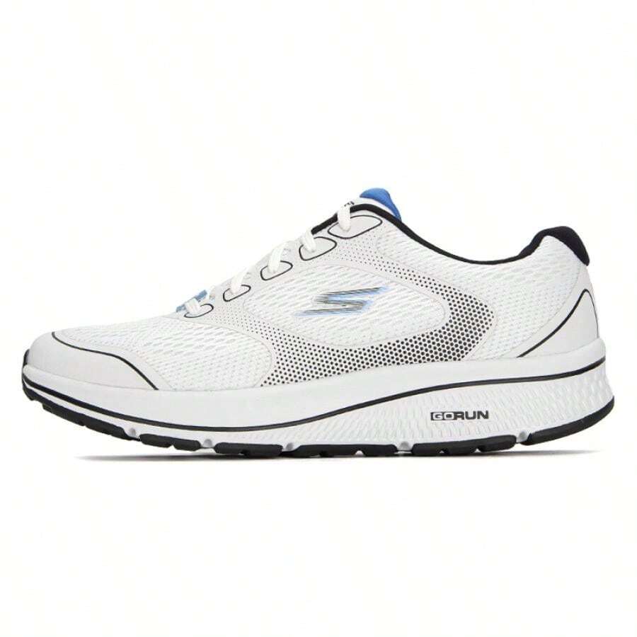 Skechers Go Run Consistent Air Cooled Goga Mat Cushioned Men's Road Running Shoes 220369 - White - View 1