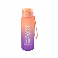 1pc Fashionable Gradient Color Sports Outdoor Student Couple Insulated Plastic Water Bottle With Strap, Large Capacity Tumbler Cup For Fitness, Student