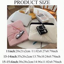 1PC Korean Ins Blogger Pink Butterfly End Mouth Tablet Wewnętrzna torba 11/13 cala Przechowywanie laptopa