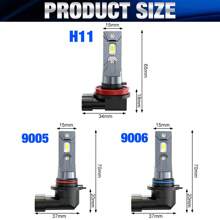 S&D H11 LED Car Headlight Bulbs 9005 HB3 9006 HB4 LED Bulb Car Headlamp Fog Light Auto Lamp 12V 6000K