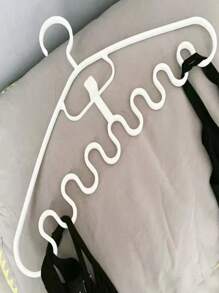 1件/3件/5件/10件吊带波浪衣架内衣收纳架晒衣架学生简易宿舍神器衣服晾晒架衣服支架