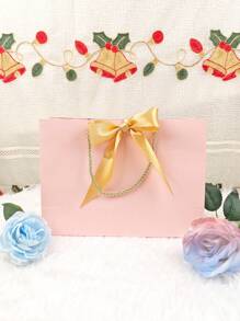 1 件优雅蝴蝶结个性化手提包，派对礼物、周年纪念日、情人节、教师节礼物的最佳选择 - 彩色 - 查看 12