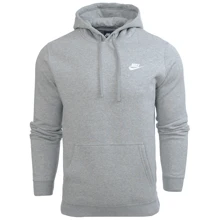 Nike Overhead Grey Hoodie - Grey - View 1