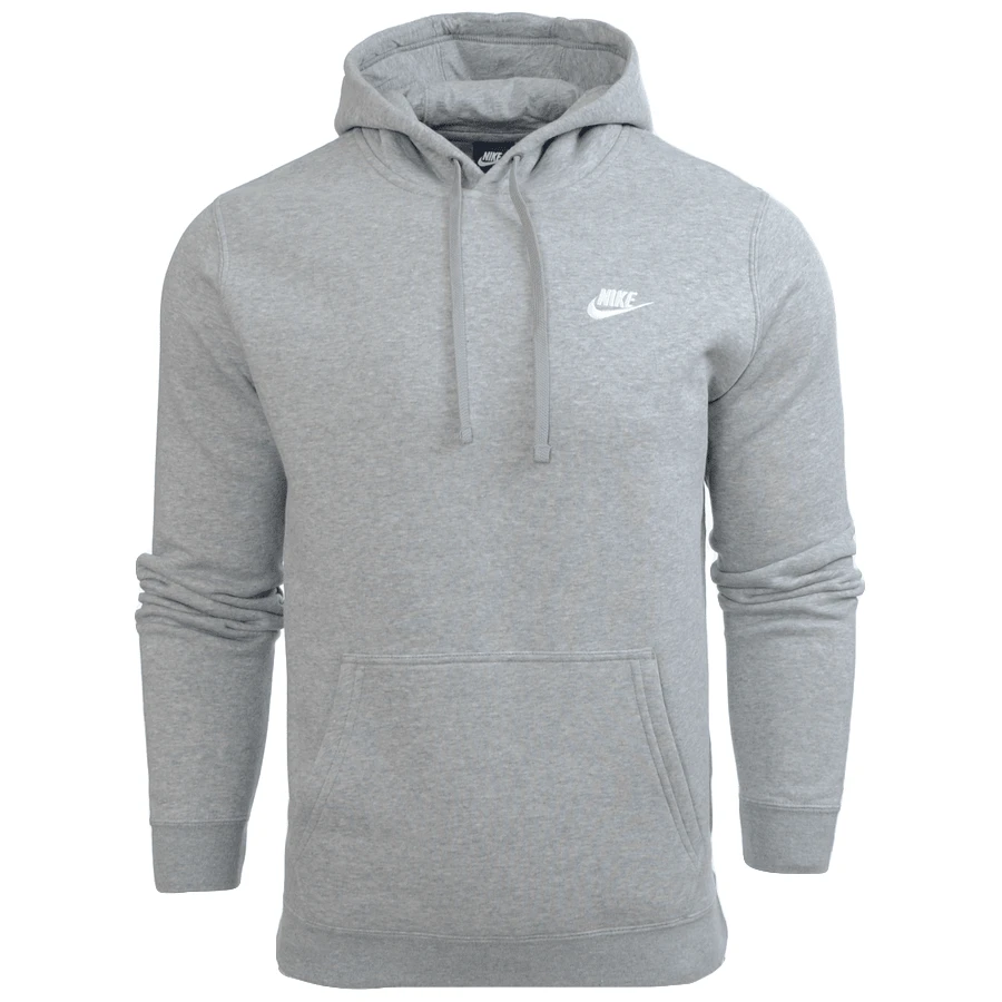 Nike Overhead Grey Hoodie - Grey - View 1