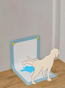 2 Pezzi Supporto per Traversine per Animali Domestici, Adatto alla Natura del Cane per Andare in Bagno, Porta Traversine per Cani Semplice, Facile da Usare, Conveniente per Cambiare le Traversine - Multicolore - Visualizzare 3