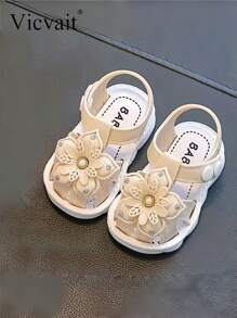 2025新款夏季韩版舒适女童凉鞋 - 白色 - 查看 8