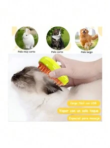 Cepillo para mascotas con vapor - Multicolor - Ver 5