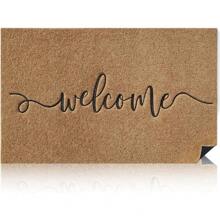 Welcome Doormat&brown