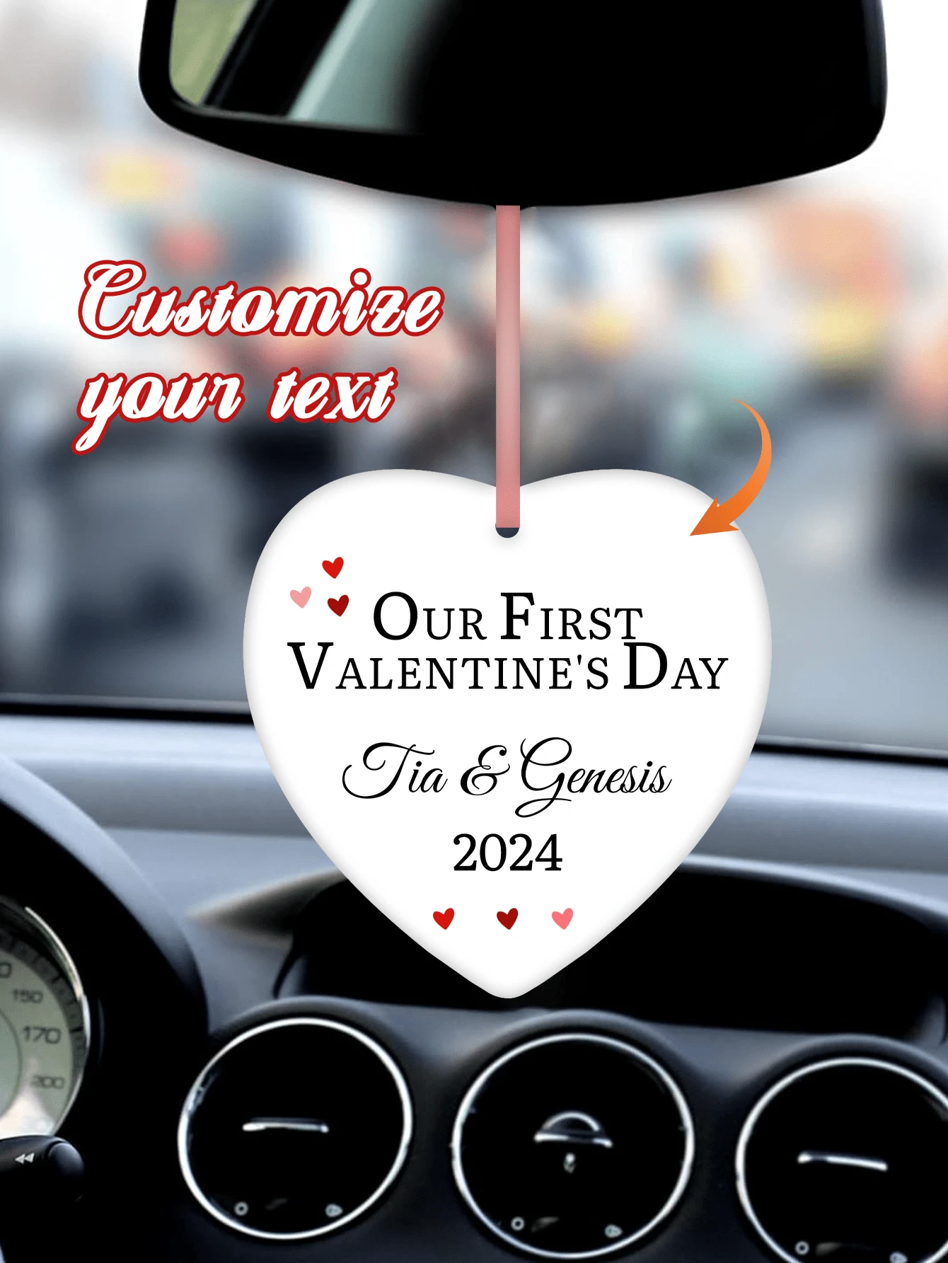 Minimalist Customized Party Accessories, Car Decorations