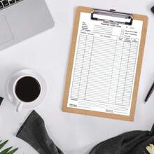 5PCS Quality Hanging A4 File Clipboard Folder With Clip Hole For Office School Warehouse - Wood - View 11