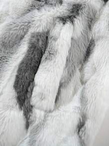 Men's Stylish Tie-Dye Fleece Jacket - Warm, Thick Stand Collar Coat For Fall/Winter -Trendy Item