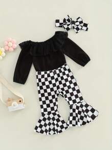 Baby Girls Rompers - Black - View 3