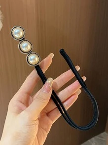 Set de pasadores de pelo con perlas falsas y cristales elegantes, kit DIY para hacer moños de pelo, accesorios versátiles para pasadores de pelo adecuados para trenzas, moños y todos los estilos de cabello, decoración del hogar y el baño