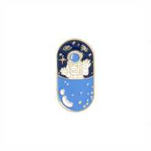 1pc Cute Astronaut Brooch, Space Theme Series All-Match Pin Accessory - Multicolor - View 6