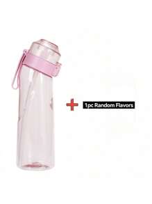 1 Piece Of 650ml Air Bottle Tritan Water Bottle Comes With 1 Sachet Randomly, Air Atmosphere 0 Candy Fruit Flavor, Tritan Plastic Water Bottle Has Atmosphere To Drink More Water, And Comes With 1 Scent Ring Randomly - Multicolor - View 13