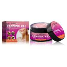 100g/3.52 Fl.Oz After Sun Tanning Gel, Hydrating & Moisturizing, Helps To Create Natural-Looking Summer Tan, Nourish And Reduce Wrinkles, Achieve Even Tanning Effect, Prevent Sun-Induced Skin Aging, Suitable For Beach & Outdoor Activities In Summer
