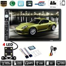 QueenDer Car 2DIN Radio 7" HD Touch Screen MP5 Player, GPS Wireless Stereo Aux SD-Card USB Input, For IOS And Android, Reversing Camera, Steering Wheel Control - Radio + Điều khiển từ xa - Xem 10