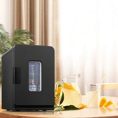 Mini Fridge 15L, 21 Cans Mini Fridges For Bedrooms |2 In 1 Power Small Fridge For Car, Office, Travel | 2 Modes, Thermoelectric Cooler And Warmer | For Skincare, Beauty, Drinks