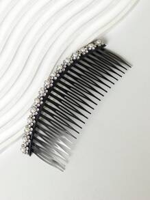 4pcs Women's Colorful Rhinestone Flower Hair Combs, Suitable For Daily Use Elegant Tiaras,Hair Accessories,Wedding,Bride Hair Styling,Side Comb, Head Accessories, Party - Multicolor - View 9