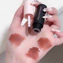 Amy's Diary 1pc Soft Velvet Matte Lipstick, 2g, Highly Pigmented, Velvety Brush Tip, Long-Lasting Natural Finish, Non-Irritating