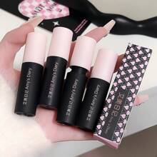 Amy's Diary 1pc Soft Velvet Matte Lipstick, 2g, Highly Pigmented, Velvety Brush Tip, Long-Lasting Natural Finish, Non-Irritating